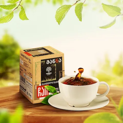 Gruzińska herbata najwyższej jakości, Intensywny smak i aromat